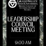 leadership council meeting poster on April 8, 2024